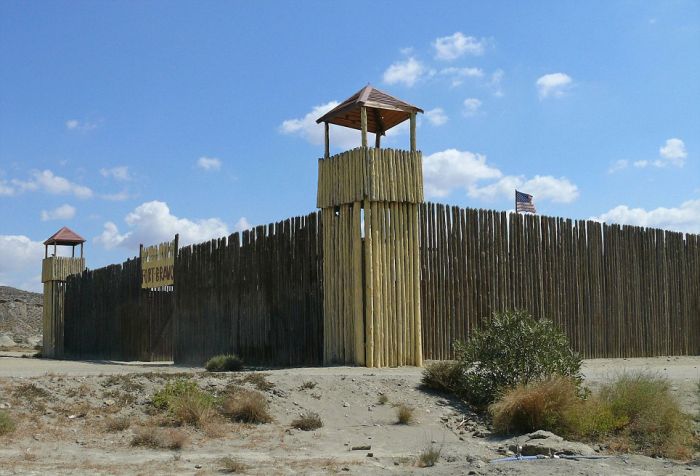 Western studio film sets, Tabernas Desert, Almeria, Spain