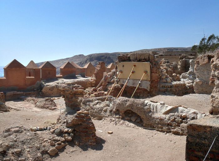 Western studio film sets, Tabernas Desert, Almeria, Spain