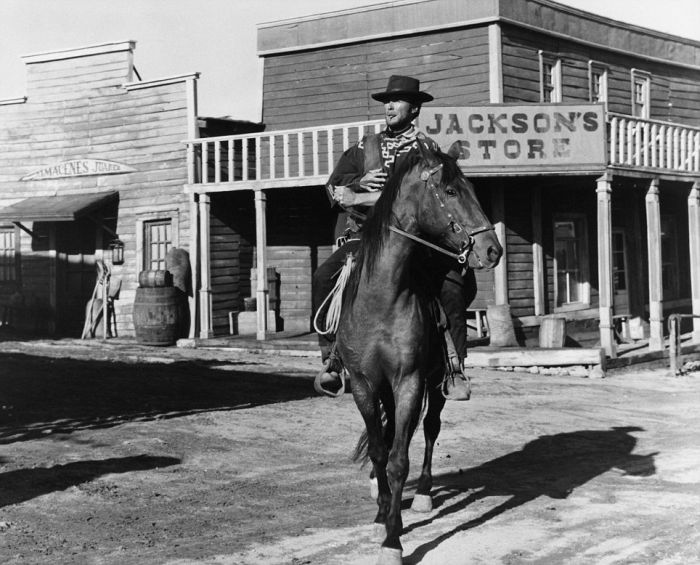 Western studio film sets, Tabernas Desert, Almeria, Spain