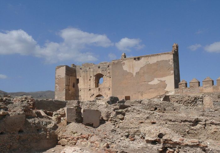 Western studio film sets, Tabernas Desert, Almeria, Spain