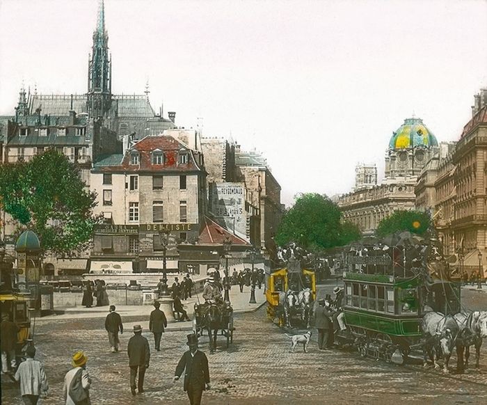 History: Old photos of Paris, 1900, France