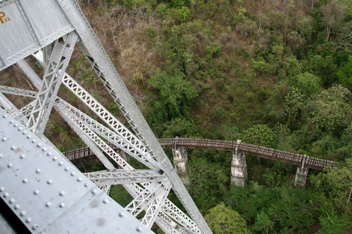 Goteik viaduct, Nawnghkio, Shan State, Myanmar