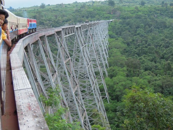 Goteik viaduct, Nawnghkio, Shan State, Myanmar