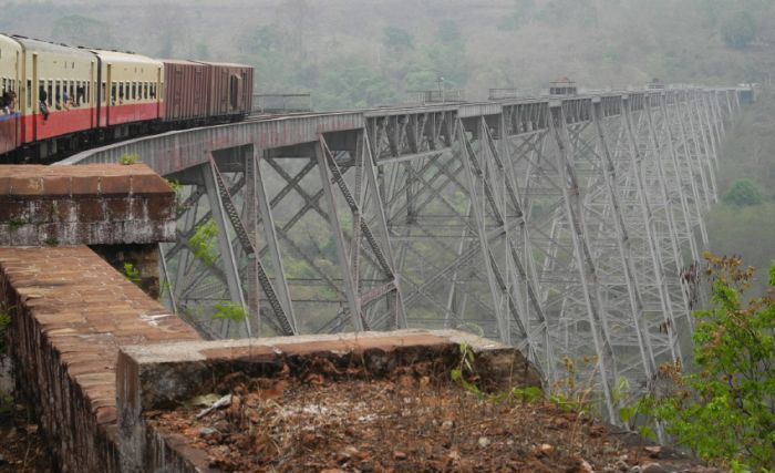 Goteik viaduct, Nawnghkio, Shan State, Myanmar