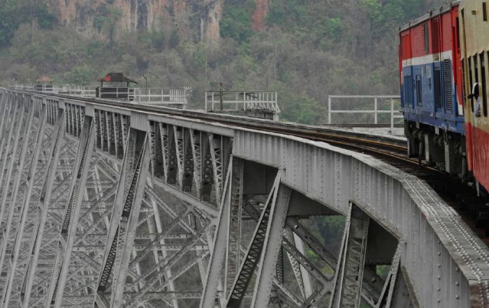 Goteik viaduct, Nawnghkio, Shan State, Myanmar