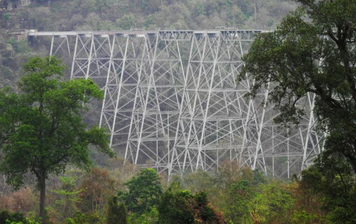 Goteik viaduct, Nawnghkio, Shan State, Myanmar