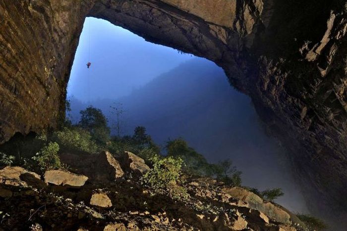 Er Wang Dong cave, Wulong Karst, Wulong County, Chongqing Municipality, China