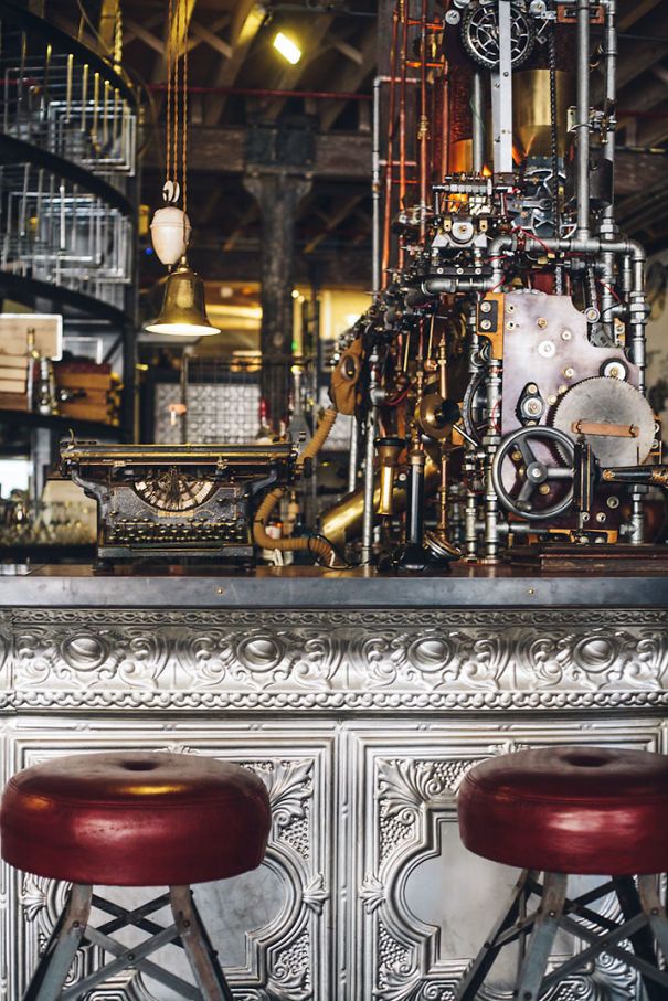 Truth Coffee, Steampunk Coffee Contraption, 36 Buitenkant Street, Cape Town, South Africa