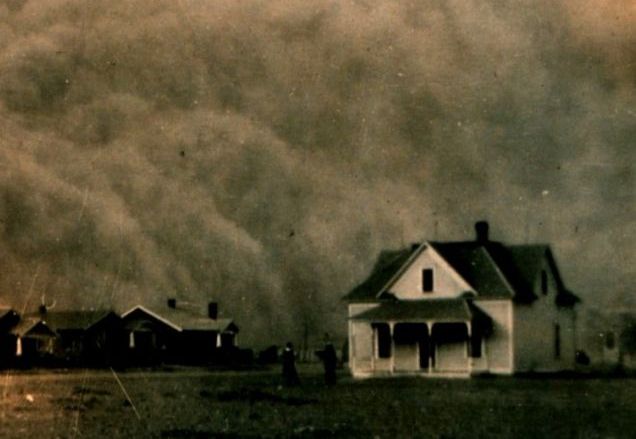 History: Dust Bowl, Dirty Thirties, 1930s, Great Plains, American and Canadian prairies