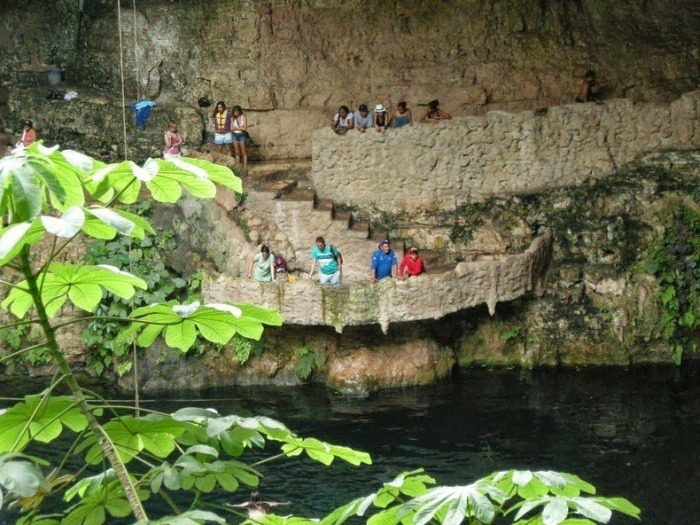Ik Kil cenote, Pisté, Municipality of Tinúm, Yucatán, Mexico
