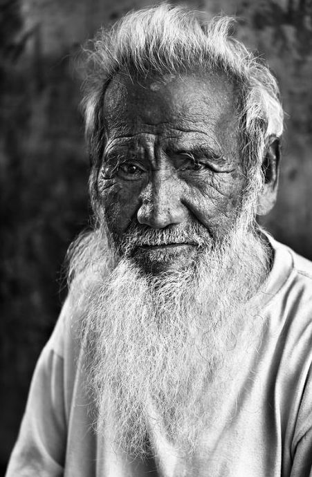 Black and white Life in Philippines by Justin James Wright