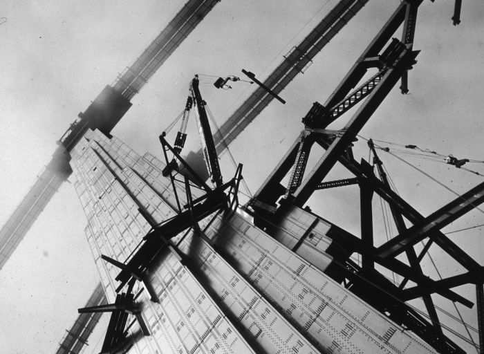 History: Construction of the Golden Gate Bridge, San Francisco, California, United States