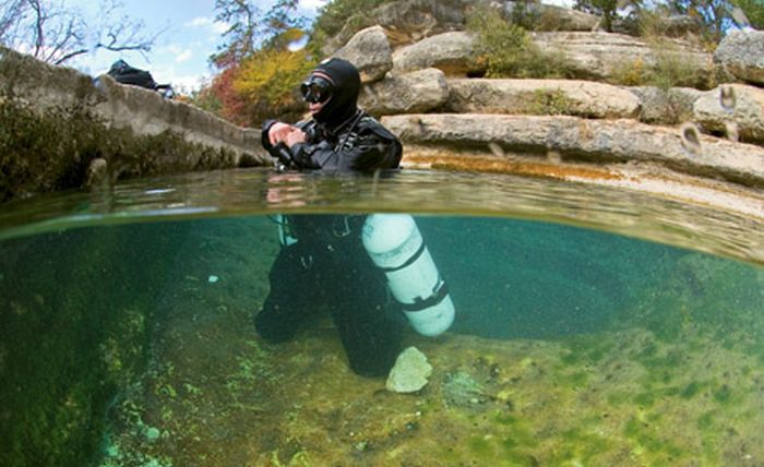 Jacob's Well, Texas Hill Country, Wimberley, Texas