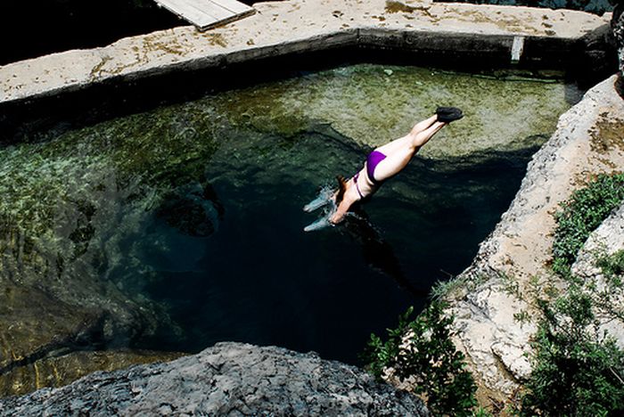 Jacob's Well, Texas Hill Country, Wimberley, Texas