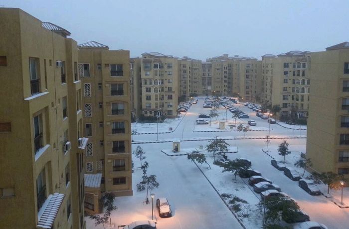 2013 Middle East cold snap, Alexa winter storm, Cairo, Egypt