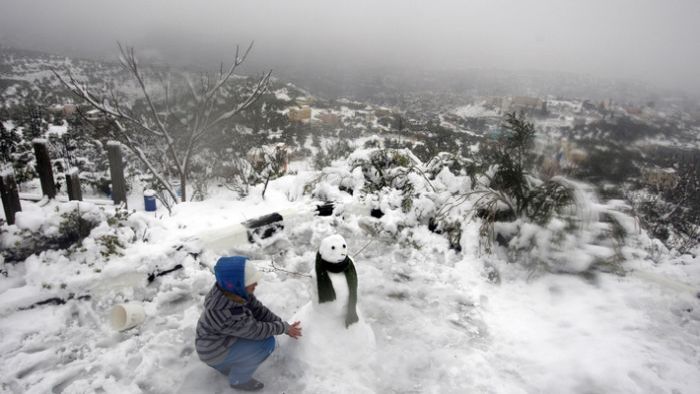 2013 Middle East cold snap, Alexa winter storm, Cairo, Egypt