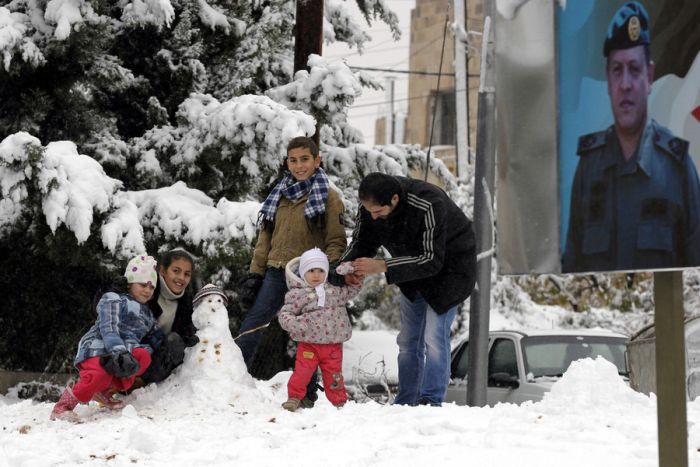 2013 Middle East cold snap, Alexa winter storm, Cairo, Egypt