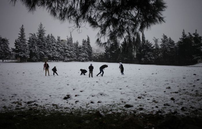 2013 Middle East cold snap, Alexa winter storm, Cairo, Egypt