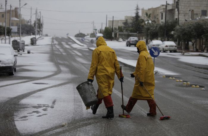 2013 Middle East cold snap, Alexa winter storm, Cairo, Egypt