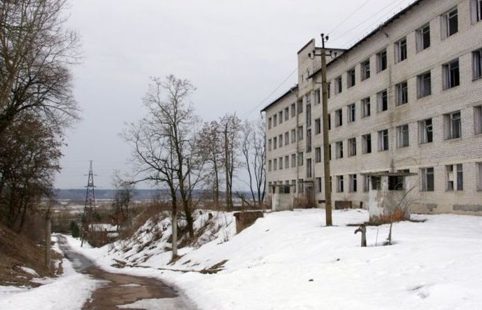 Chernobyl in winter, Pripyat, Kiev Oblast, Ukraine