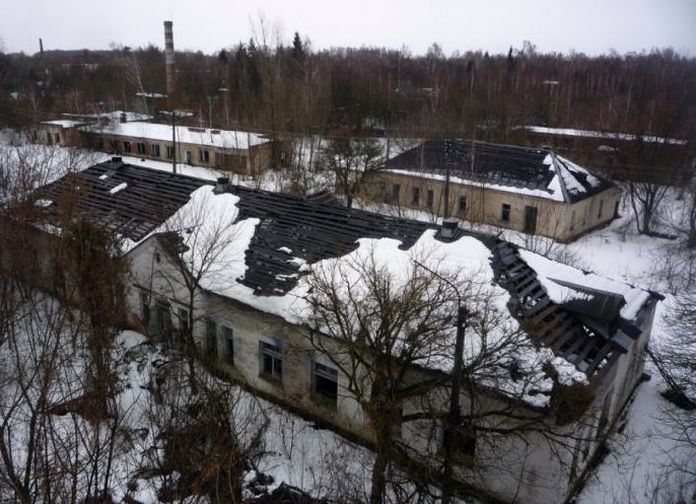 Chernobyl in winter, Pripyat, Kiev Oblast, Ukraine