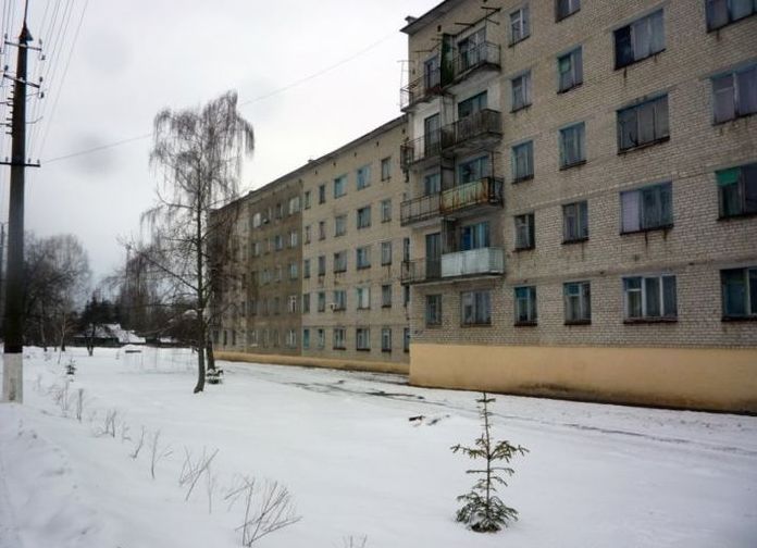 Chernobyl in winter, Pripyat, Kiev Oblast, Ukraine