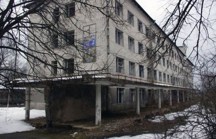 Chernobyl in winter, Pripyat, Kiev Oblast, Ukraine