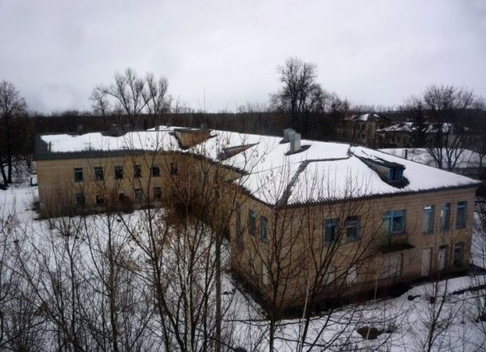 Chernobyl in winter, Pripyat, Kiev Oblast, Ukraine