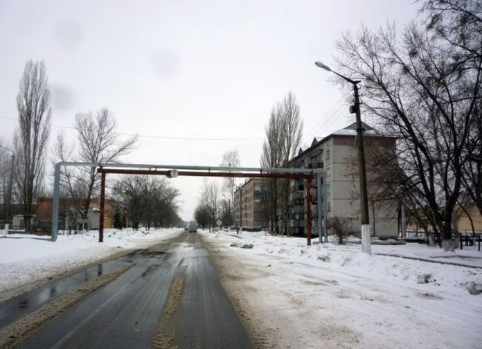 Chernobyl in winter, Pripyat, Kiev Oblast, Ukraine