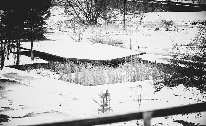 Chernobyl in winter, Pripyat, Kiev Oblast, Ukraine