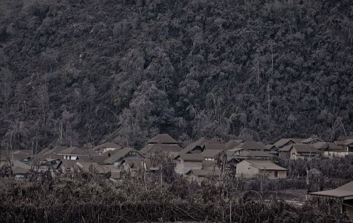 Mount Sinabung, January 2014 eruption, Karo Regency, North Sumatra, Indonesia