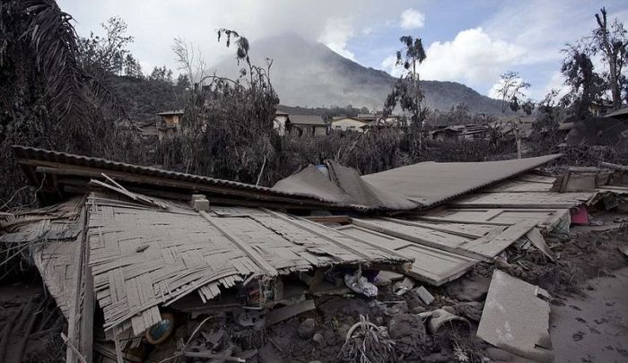 Mount Sinabung, January 2014 eruption, Karo Regency, North Sumatra, Indonesia