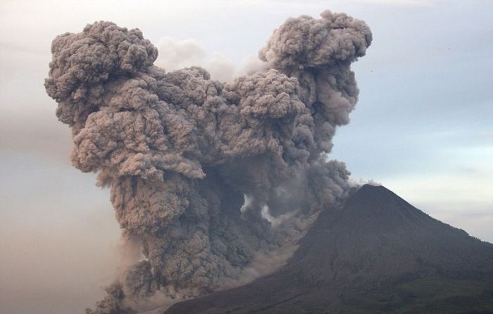 Mount Sinabung, January 2014 eruption, Karo Regency, North Sumatra, Indonesia