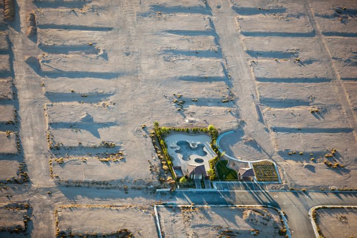 bird's-eye view aerial landscape photography