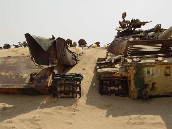 Highway of Death tank graveyard, Highway 80, Kuwait City, Kuwait