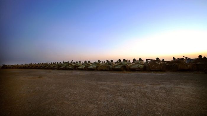 Highway of Death tank graveyard, Highway 80, Kuwait City, Kuwait