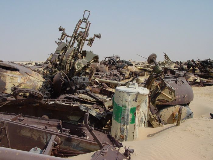 Highway of Death tank graveyard, Highway 80, Kuwait City, Kuwait