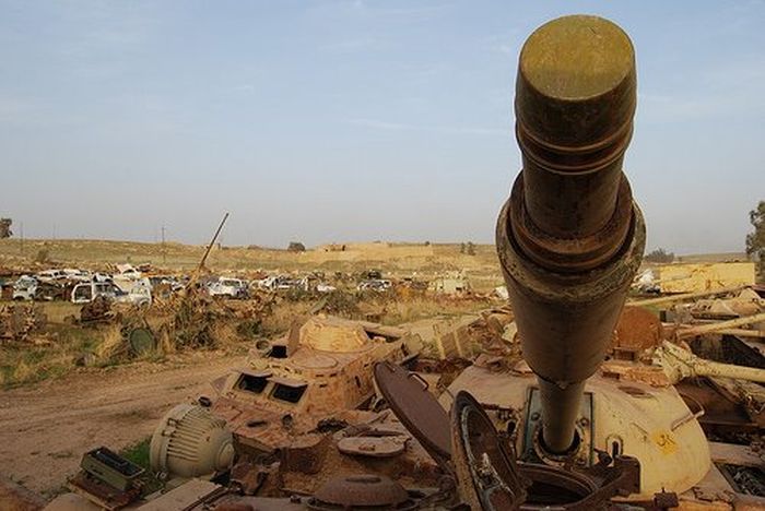 Highway of Death tank graveyard, Highway 80, Kuwait City, Kuwait