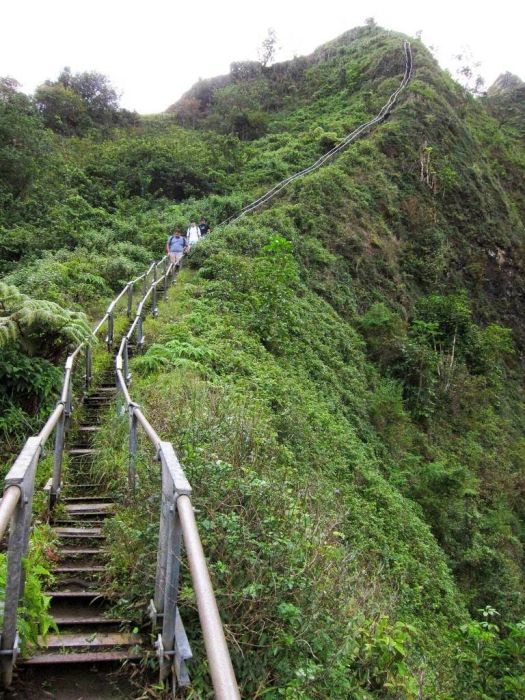 Stairway to Heaven, Haʻikū Stairs, Oʻahu, Hawaiian Islands, United States
