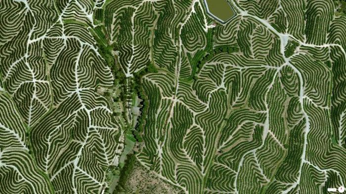 Interesting places on Google Earth