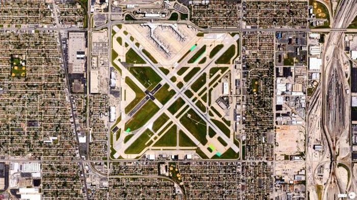 Interesting places on Google Earth