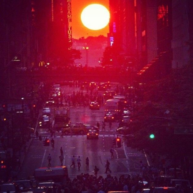 Manhattanhenge, Manhattan Solstice, New York City, United States