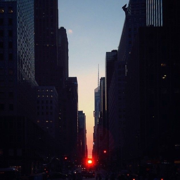 Manhattanhenge, Manhattan Solstice, New York City, United States