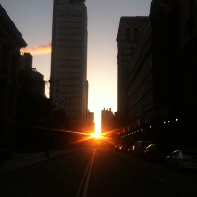 Manhattanhenge, Manhattan Solstice, New York City, United States