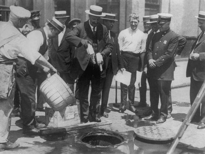 History: Prohibition of alcoholic beverages, Los Angeles, California, United States