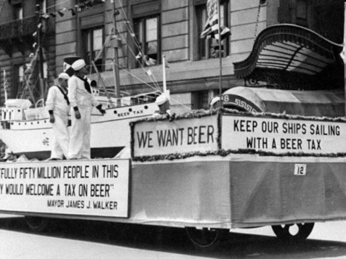 History: Prohibition of alcoholic beverages, Los Angeles, California, United States