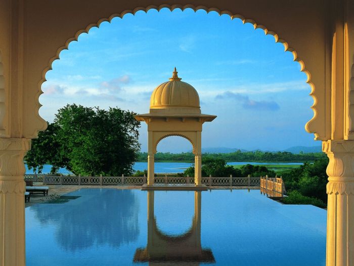 The Oberoi Udaivilas hotel, Udaipur, Rajasthan, India