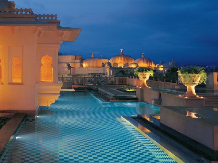 The Oberoi Udaivilas hotel, Udaipur, Rajasthan, India