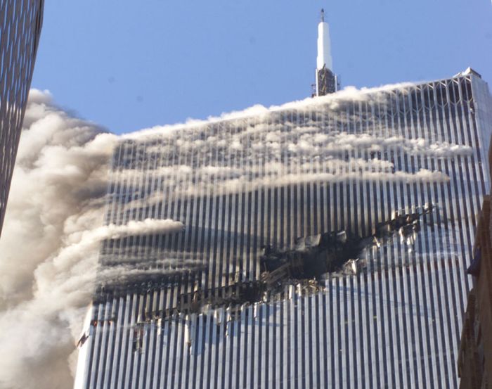 History: Collapse of the World Trade Center, September 11, 2001, Lower Manhattan, New York City, United States