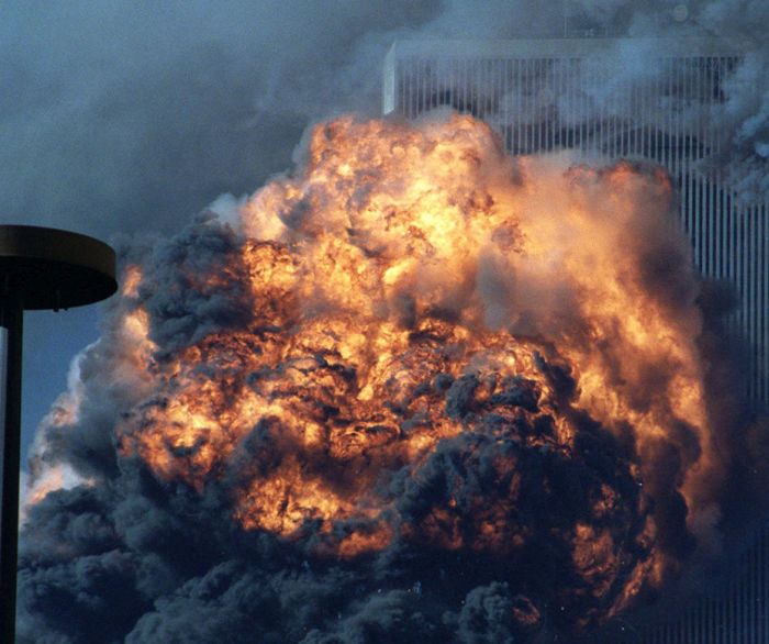 History: Collapse of the World Trade Center, September 11, 2001, Lower Manhattan, New York City, United States